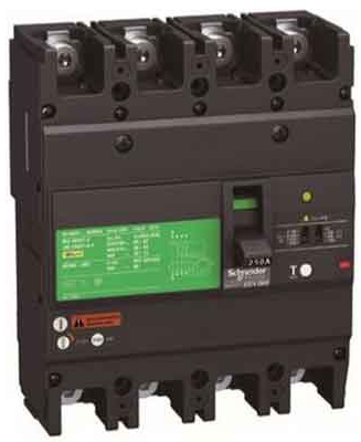 MCCB 4P 600A 50kA EZC630H4600N